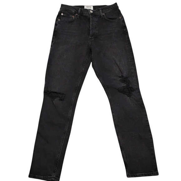 ✨HOST PICK✨AGOLDE | Nico in Cassette Black | Grunge Punk Distressed Jean | 26 - Picture 3 of 16